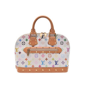 Louis Vuitton Multicolore Multicolor Alma Bron White